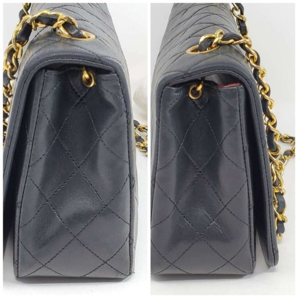 CHANEL 23 Full Flap Vintage 24k Gold Lambskin Bag - Picture 7 of 16
